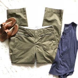 Athleta olive green hiking pants